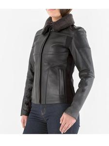 Damska kurtka skrzana Knox Phelix Leather Biker - [CZARNA] - black - 2850803850