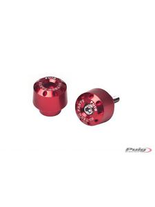 Kocwki kierownicy PUIG do Kawasaki ZX-6R 07-08 / ZX-10R 04-10 - krtkie (czerwone) - czerwony - 2852222668