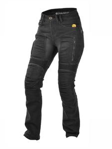 Damskie jeansowe spodnie motocyklowe TRILOBITE Parado Black - black - 2852658291