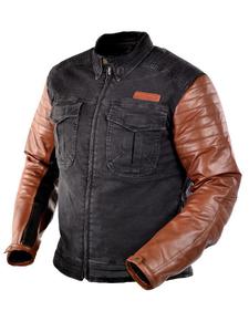 Jeansowa kurtka motocyklowa TRILOBITE Acid Scrambler - brown - 2852788416