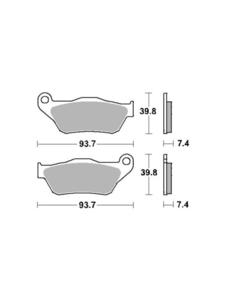 Klocki hamulcowe [przd] SBS 194 CT - 2853194184