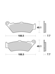 Klocki hamulcowe [przd] SBS 674 HF - 2853194241