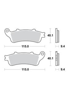 Klocki hamulcowe SBS 722 LS - 2853313734