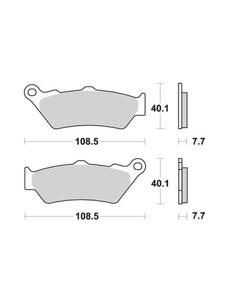 Klocki hamulcowe SBS 674 LS - 2853313756