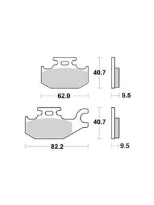 KLOCKI HAMULCOWE SBS 754 SI - 2853669044