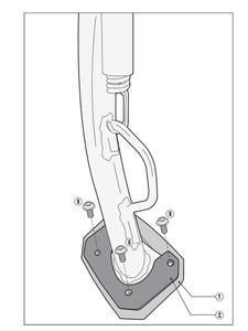 Poszerzenie dodatkowe stopki GIVI do BMW F 800 GS (08 > 16), F 800 GS Adventure (13 > 17) - 2855367435