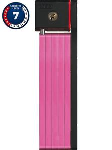 Zapicie skadane ABUS uGrip Bordo 5700/80 pink z etui transportowym. - Rowy - 2856760310