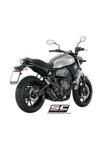 Peny ukad wydechowy 2-1 z tumikiem S1 (homologacja euro4) black edition SC-Project do Yamaha MT-07 [17] / XSR 700 [17] - 2857594242