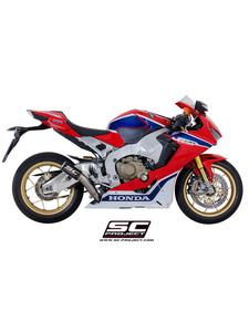 Tumik CR-T Slip-on WYSOKA POZYCJA (Siatk tytanow na wylocie tumika) SC-Project do Honda CBR...