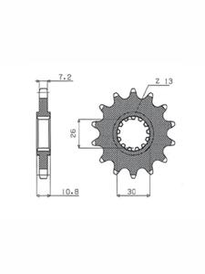 Zbatka napdowa SUNSTAR 421 [16 zbw] - 2857978479