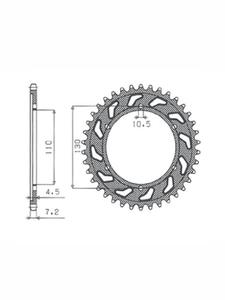 Zbatka napdzana SUNSTAR 1-4474 [43 zby] - 2857978480