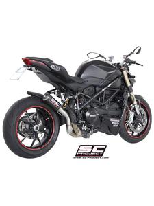 Tumik CRT z rur czc Y 2-1 Slip-On SC-Project do Ducati STREETFIGHTER 848 [11-15] / 1100 / S [09-13] - 2858209792