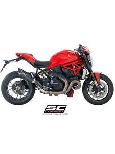 Tumik owalny matowy CARBON Slip-on SC-Project do Ducati MONSTER 1200 R [16-17] - 2858209821