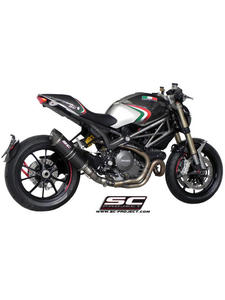 Tumik owalny Slip-on SC-Project do Ducati MONSTER 1100 EVO [11-13] - 2858209843