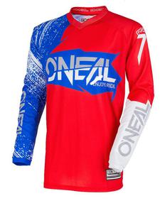 Bluza O'neal Element BURNOUT - red/white/blue