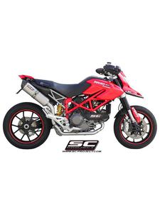 Peny ukad wydechowy 2-1 z Tumikiem owalnym SC-Project do Ducati HYPERMOTARD 1100 EVO / SP [07-12] - 2858209925