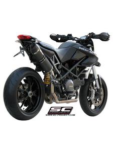 Peny ukad wydechowy 2-1 z Tumikiem owalnym SC-Project do Ducati HYPERMOTARD 796 [10-12] - 2858209930