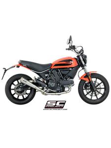 Peny ukad wydechowy 2-1 z tumikiem stokowym '70s Slip-on SC-Project do Ducati SCRAMBLER 400 [16-17] - 2858209948