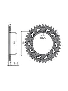 Zbatka napdzana SUNSTAR 1-4499 [42 zby] - 2858209951