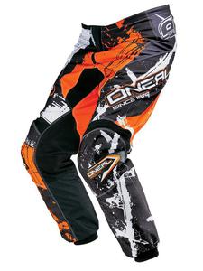 Spodnie motocross O'neal Element SHOCKER - Black/Orange - 2858363064