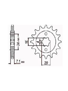 Zbatka napdowa SUNSTAR 3D1 [14 zbw] - 2858363136