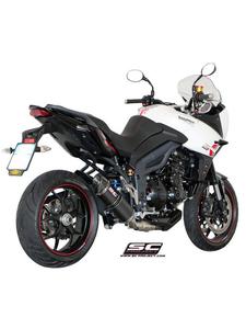 Tumik owalny (Niska pozycja) Slip-on SC-Project do Triumph TIGER SPORT 1050 [13-16] - 2858363141