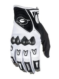 Rkawice motocyklowe O'neal Butch Carbon - White