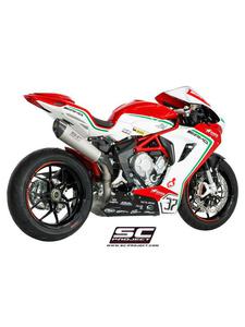 Tumik stokowy - Wysoka pozycja (Wersja uliczna) Slip-On SC-Project do MV Agusta F3 675 / 800 [11-17] - 2858363206