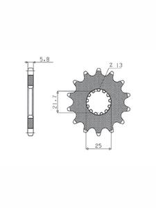 Zbatka napdowa SUNSTAR 325 [15 zbw] - 2858363251