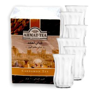 Herbata Ahmad z kardamonem, liciasta, 500 g + 6 szklaneczek tulipankw - 2860793089