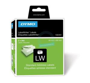 Dymo - Etykiety adresowe Dymo 89 x 28 mm - 520 etykiet - - 2856196559