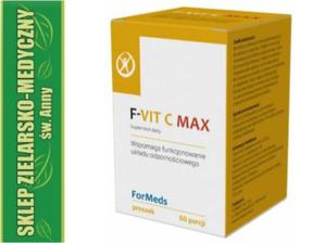 F-VIT C MAX, WITAMINA C, WITAMINA D, CYNK, PROSZEK, 60 DAWEK - 2848582703