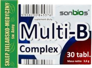 WITAMINA MULTI-B-COMPLEX 30 Tabletek - 2848582709