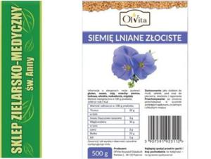 SIEMI LNIANE ZOCISTE 500g Zoty Len Nasiona - 2848582744