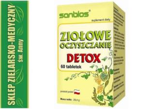 ZIOOWE OCZYSZCZANIE DETOX 60 TABLETEK