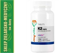 WITAMINA K2 120 Tabletek NATURALNA - 2848582789