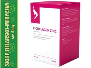 F-COLLAGEN ZINC PROSZEK 30 PORCJI Zdrowe wosy skra paznokcie - 2848582814