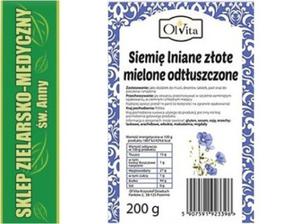 SIEMI LNIANE ZOTE MIELONE ODTUSZCZONE 200g - 2858335524