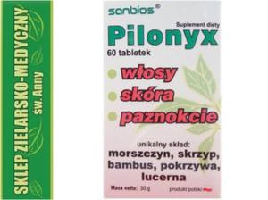 PILONYX NA POPRAWE KONDYCJI WOSW, SKRY I PAZNOKCI 60 TABLETEK - 2858635623