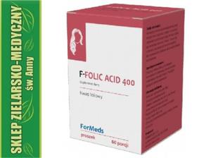 F-FOLIC ACID 400 Kwas foliowy PROSZEK 60 PORCJI - 2861469626