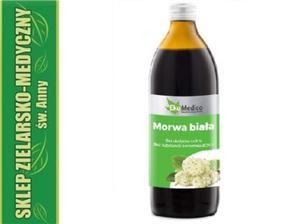 SOK MORWA BIAA 500ml 100% Naturalny sok z morwy biaej Bez cukru - 2861469643