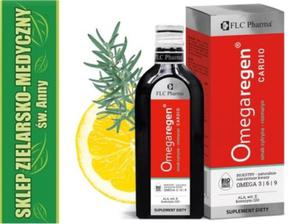 OMEGAREGEN CARDIO 250ml CYTRYNA-ROZMARYN NATURALNE NAJCZYSTSZE ESTRY KWASW OMEGA 3, OMEGA 6, OMEGA 9 - 2861469664