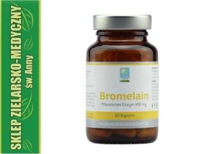 BROMELAINA 60 Kapsuek Enzymy trawienne - 2861469734