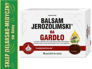 BALSAM JEROZOLIMSKI NA GARDO Pastylki do ssania 16 szt. Kaszel Chrypka Krta - 2861469782