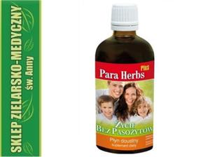 PARA HERBS Plus YCIE BEZ PASOYTW pyn doustny 100ml Pasoyty, grzyby, bakterie - 2861469831