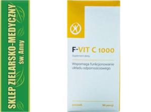 F-VIT C 1000mg, WITAMINA C, 90 PORCJI - 2848582658