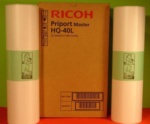 Matryca Ricoh/NRG Typ HQ40L, Priport JP4500, JP4550, DX4542; op=2szt; 2 x rolka 320mm x 110m - 2824395742