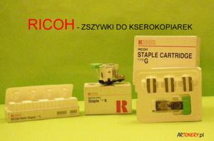 Zszywki Ricoh 410802, (STAPLE REFILL TYPE K), SR760, SR860, Aficio 1035, CL7000, Typ K; (komplet = 3 szt. / cena za kpl.); DOBRA CENA - 2824396214