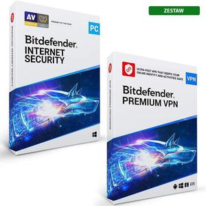 Bitdefender Internet Security + Premium VPN 10st. 1 rok - 2874330941