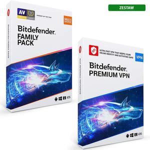 Bitdefender Family Pack + Premium VPN 10st. 1 rok - 2874330943
